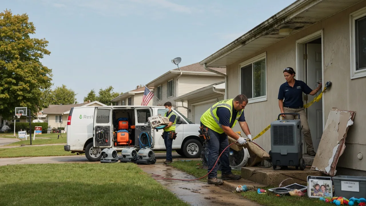 Water Damage Restoration in Mason, IL near me